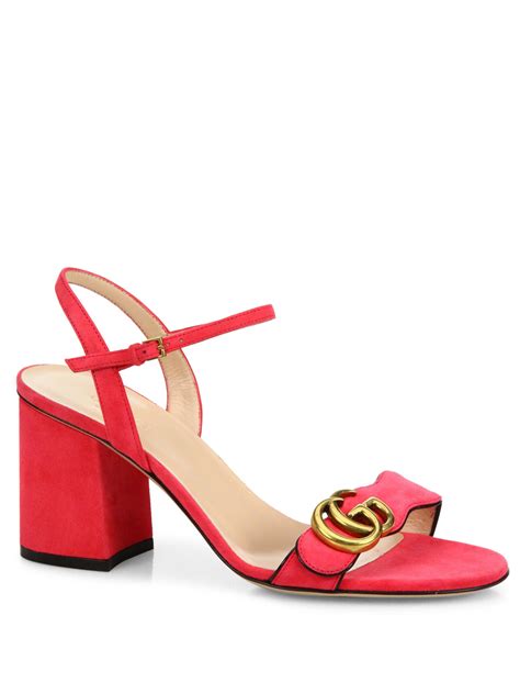 gucci puffy sandals|Gucci pink sandal heel.